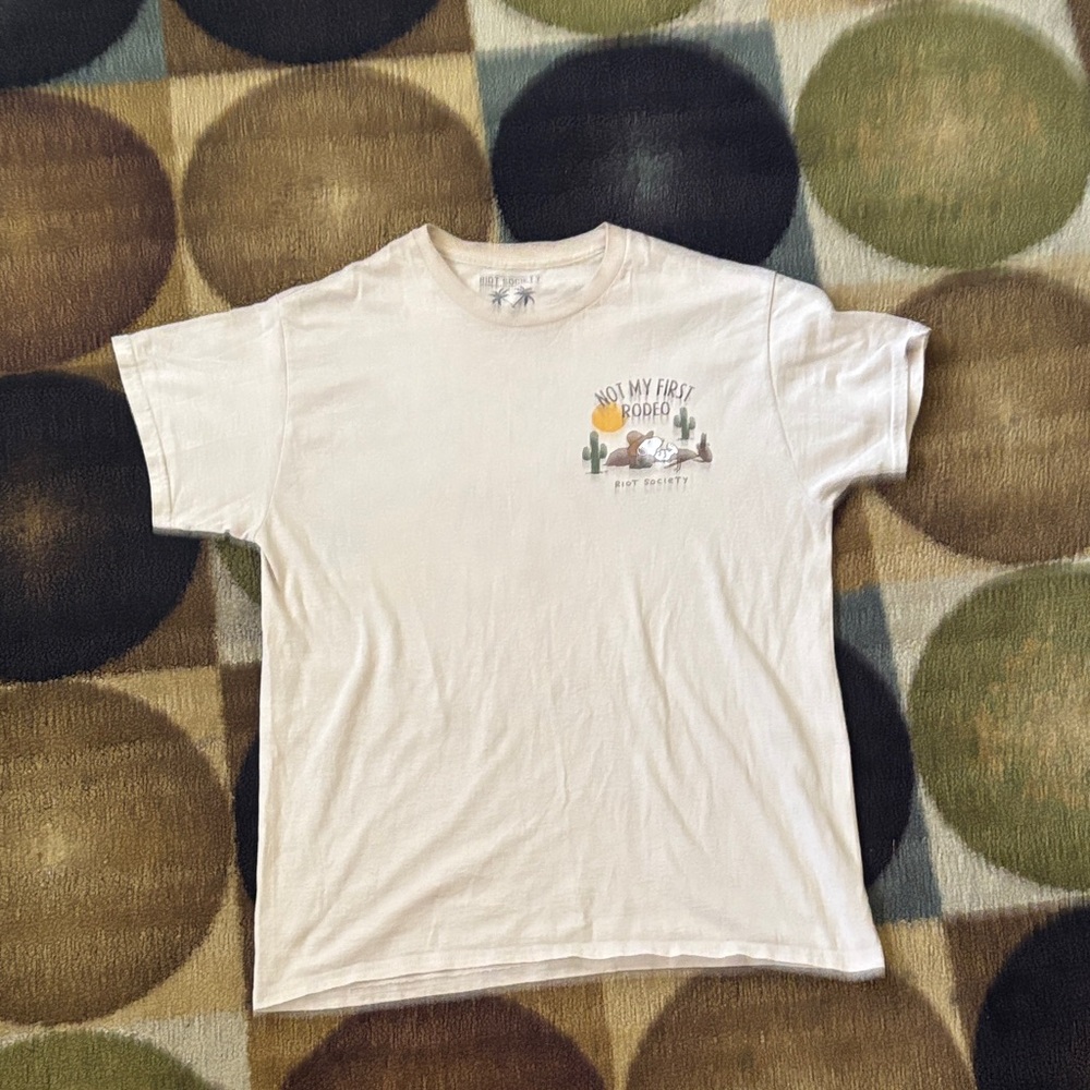 Snoopy Tan Cotton T-Shirt